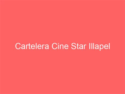 Cine Star Illapel interior