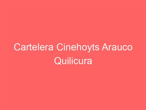 Cinehoyts Arauco Quilicura interior