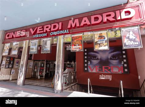 Cines Verdi Madrid exterior